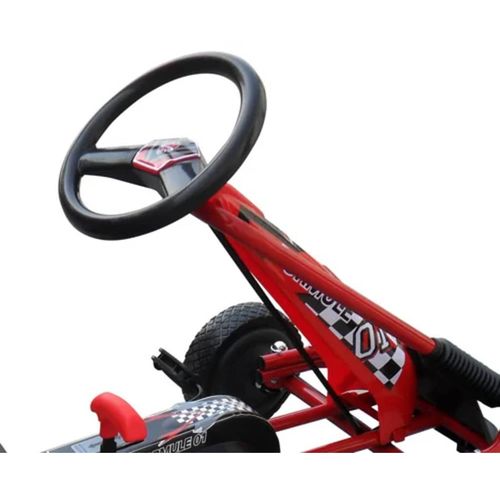 Crveni Go kart s podesivim sjedalom pedalama slika 29