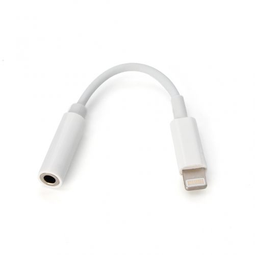 Adapter za slusalice iP-1 iPhone lightning na 3.5mm beli slika 1