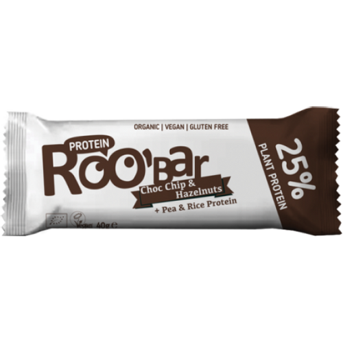 ROOBAR Bar Protein Lješnjak & Choco Chip 40G slika 1