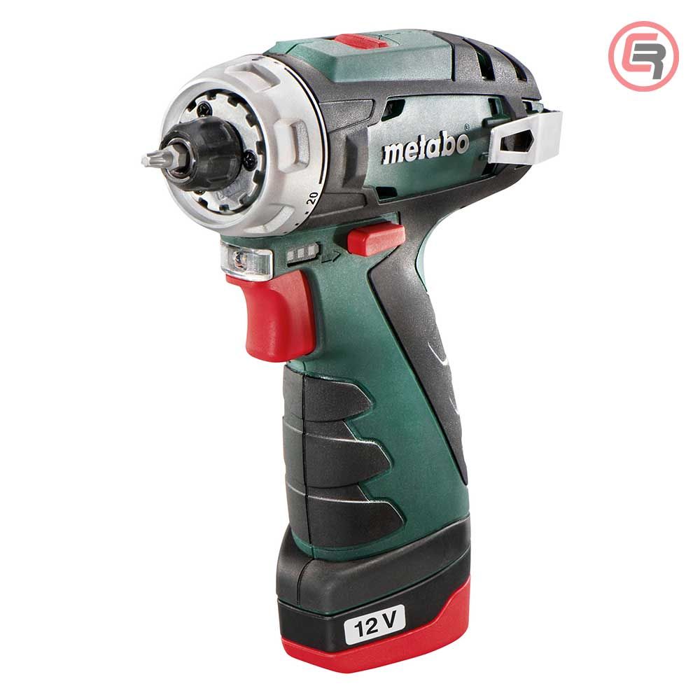 Metabo Bušilica-Odvijač Aku PowerMaxx BS Basic 12V 2xAKU (2,0Ah) LC 24 + Kofer – 600984500 slika 3
