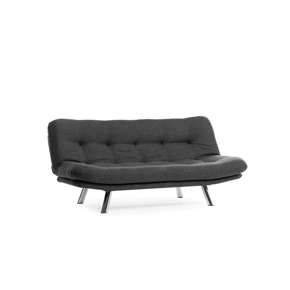Misa Small Sofabed - Tamnosiva Trosjed-Krevet slika 8
