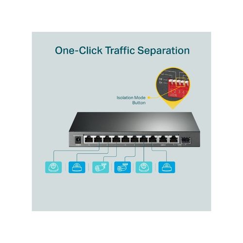 TP-LINK TL-SG1210MP 10-portni Gigabit PoE+ Switch slika 5