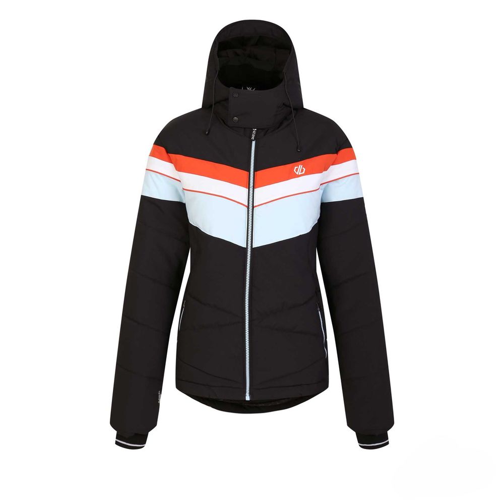 Dare2B Ženska jakna za skijanje Powder, Black/Quiet Blue slika 1