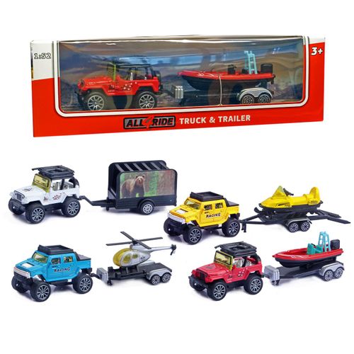 Die-cast auto s prikolicom, 1:52, 6s slika 1