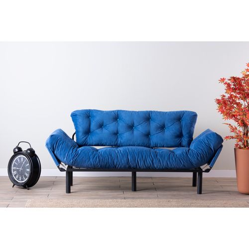 Nitta Triple - Blue Blue 3-Seat Sofa-Bed slika 2
