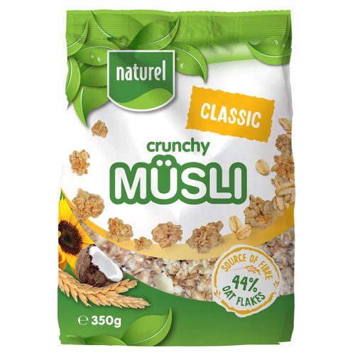 Naturel Crunchy muesli classic 350g slika 1