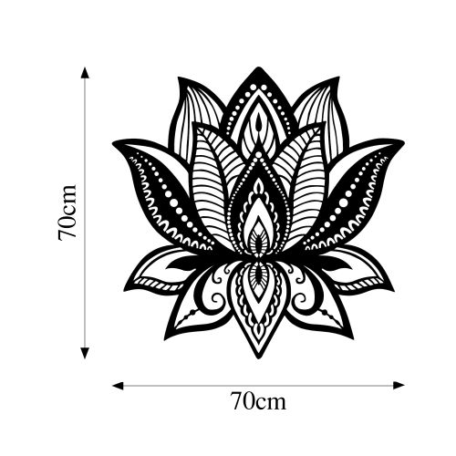 Wallity Metalna zidna dekoracija, Lotus - 314 slika 6