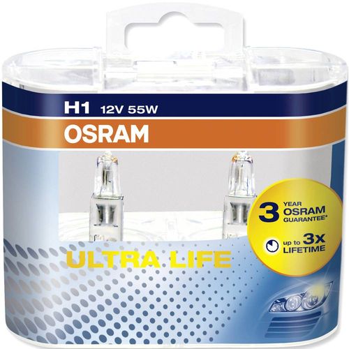 OSRAM 64150ULT-HCB halogena žarulja Ultra Life H1 55 W 12 V slika 2
