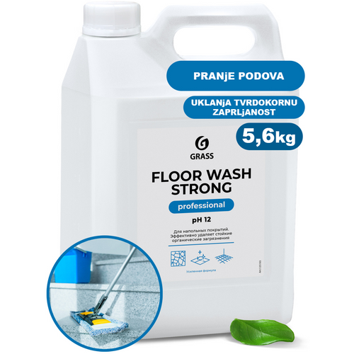 Grass FLOOR WASH STRONG - Sredstvo za pranje podova - 5,6kg slika 1