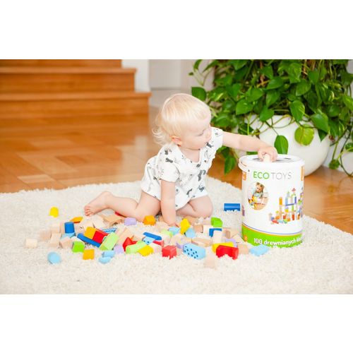 Eco Toys drvene kocke 100 komada slika 6