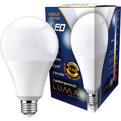 Lumax Sijalica Led LUME27-18W 6500K 1750lm slika 1