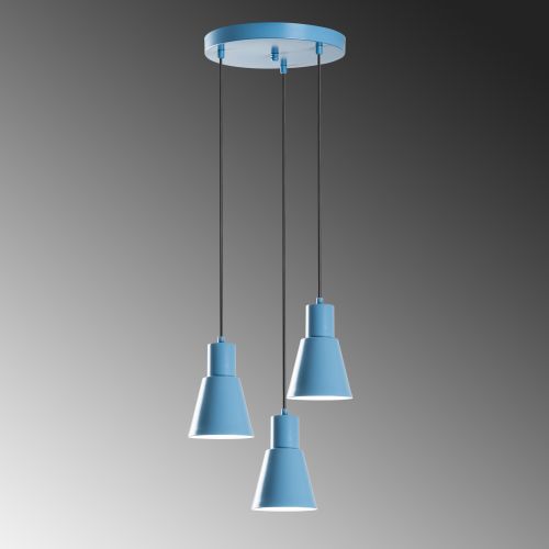 Konikkem - 6357 - 3 - Light Blue Light Blue Chandelier slika 6