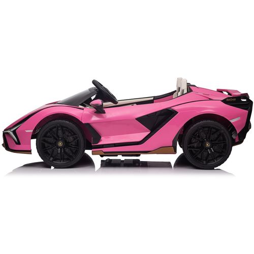 Licencirani auto na akumumulator Lamborghini SIAN 4x100W - dvosjed - rozi slika 2