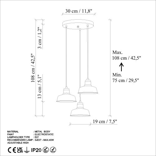 Opviq Luster HALO, mint slika 8