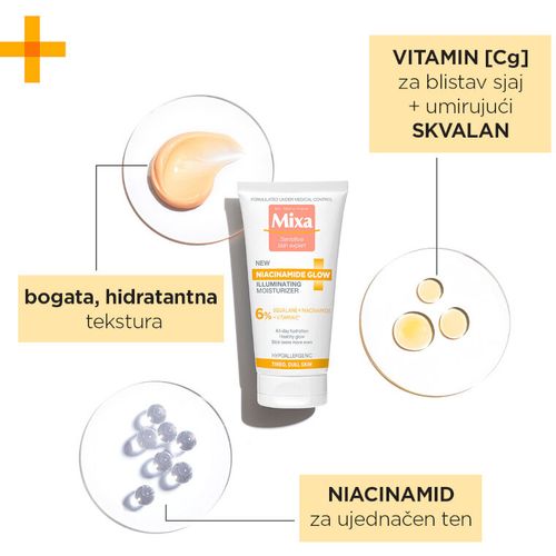 Mixa Niacinamide Glow hidratantna krema slika 4