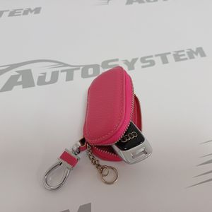 Univerzalna kožna torbica za ključeve - Pink