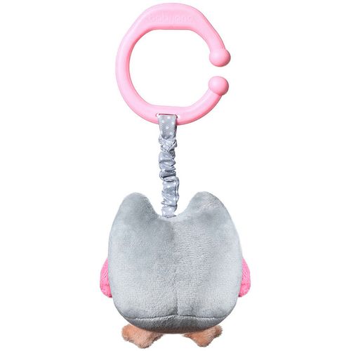 BabyOno Vibrirajuća igračka sova Sofia, sivo-roza slika 8