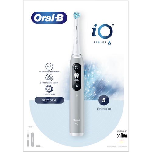 Oral-B električna četkica iO6 GREY OPAL slika 3