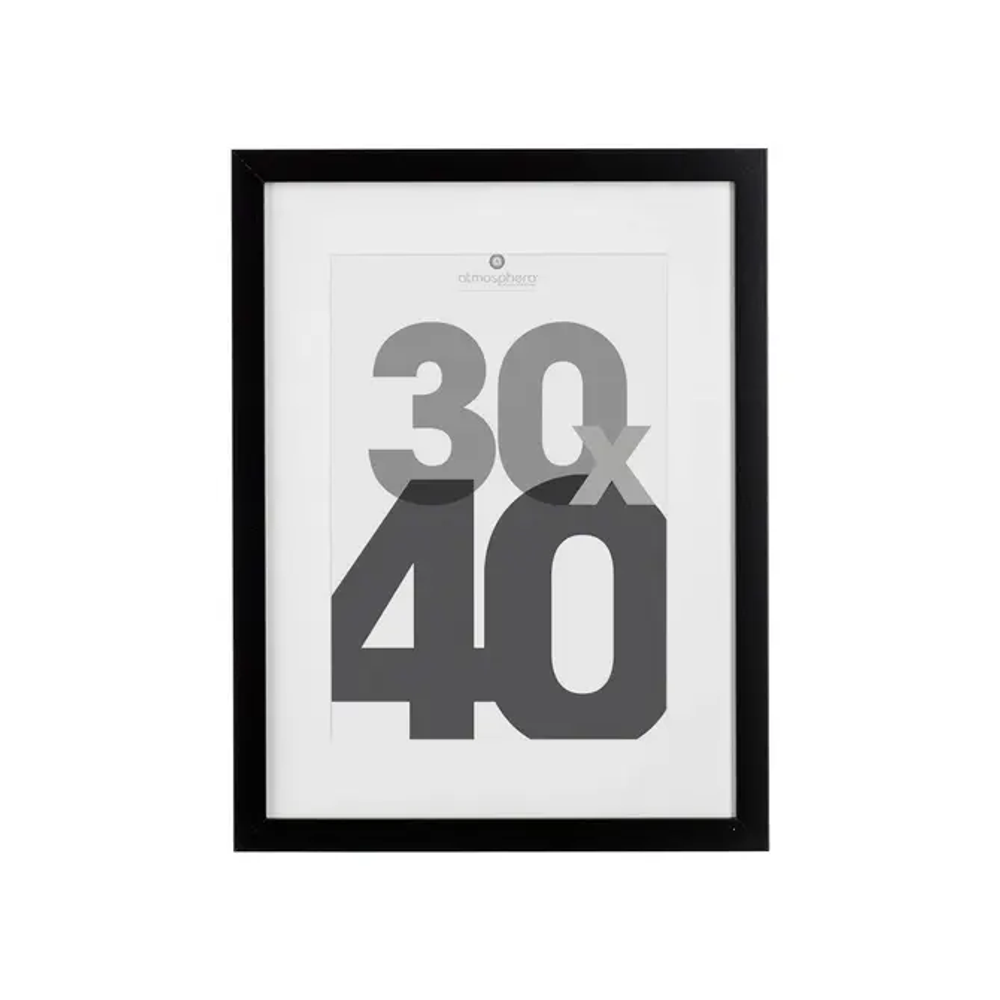 Atmosphera okvir za fotografiju eva 30x40, mdf/staklo crna slika 1