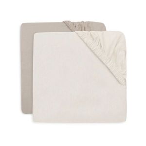 Jollein Navlaka za madrac Oatmeal/Sand 120 × 60cm, 2kom