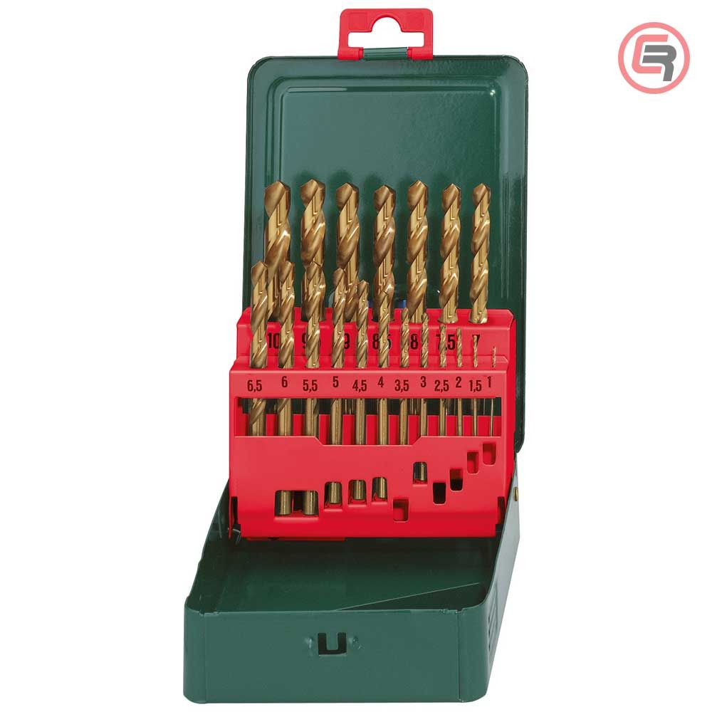 Metabo Garnitura Svrdala Za Metal HSS-TiN, 1-10 mm / 19 dijelna u Metalnoj Kutiji “SP” – 627156000 slika 1