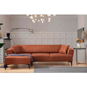 Ugaona Sofa na Razvlačenje 'Hamlet Left' - Crvena