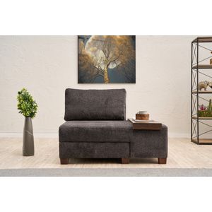 Perenna Chenille Right - Anthracite Anthracite 1-Seat Sofa-Bed