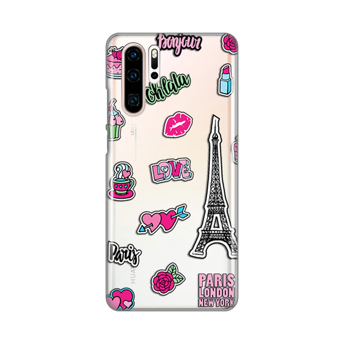 Torbica Silikonska Print Skin za Huawei P30 Pro Love Paris slika 1