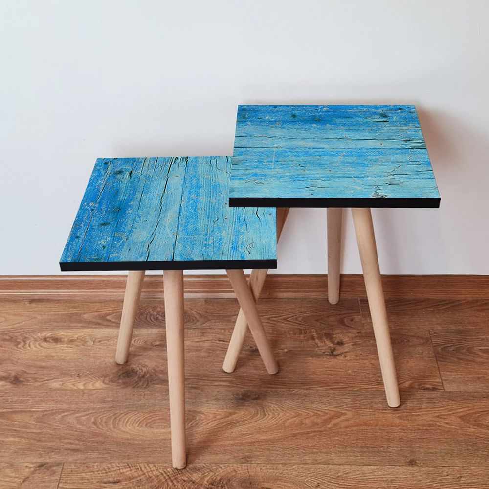 Nesting stolovi 2Shp129 - (2 komada) - boje: plava slika 1