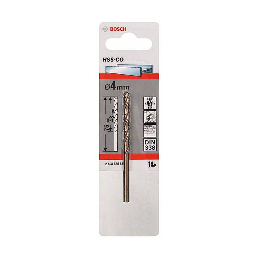 BOSCH Burgija HSS-Co 4.0 mm slika 2
