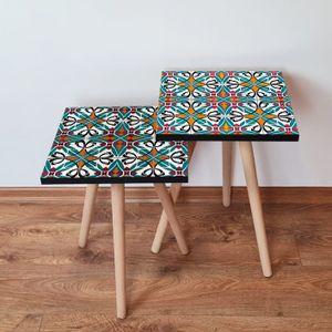 Nesting stolovi 2Shp512 - (2 komada) - boje: višebojni