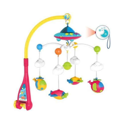 BBO Toys Muzička Vrteška Avioni 0M+ (He0304) slika 1