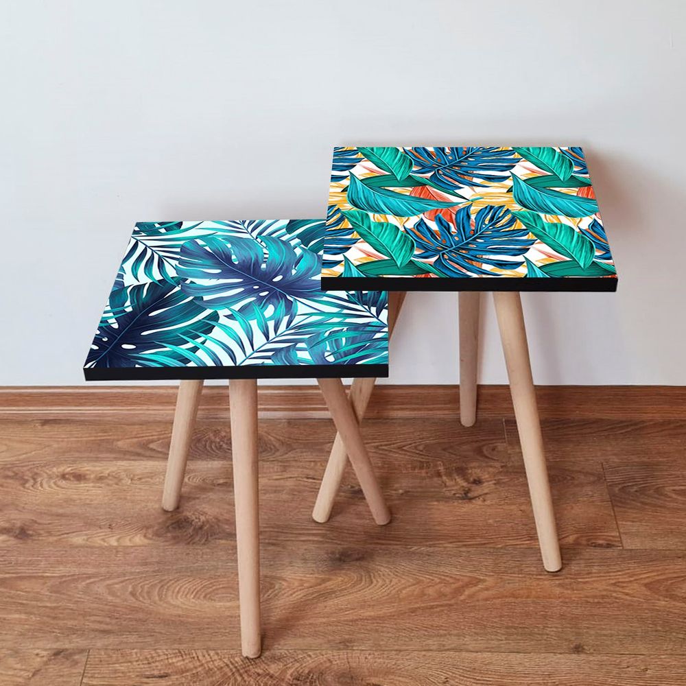 Nesting stolovi 2Shp501 - (2 komada) - boje: višebojno slika 1