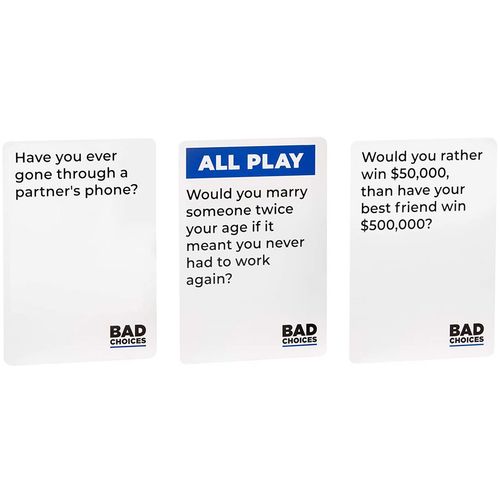 Bad Choices - Base game društvena igra za odrasle slika 5