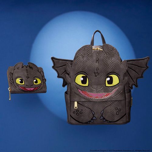 Loungefly Ruksak Toothless iz Kako izdresirati zmaja 25 cm slika 8