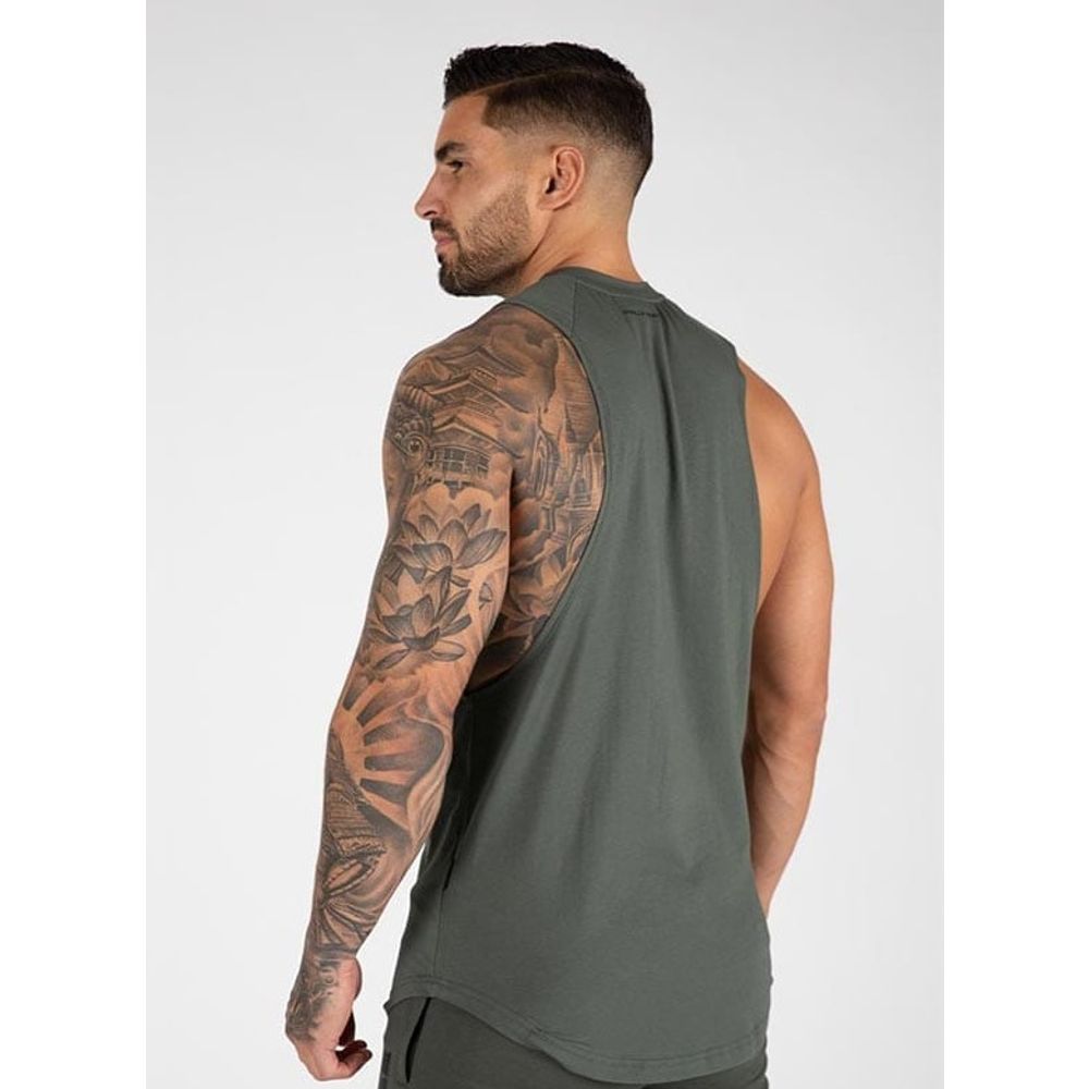 Gorilla Wear MILO Majica bez rukava, Zelena slika 2