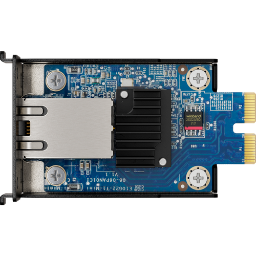 Synology E10G22-T1-MINI 10GbE RJ-45 mrežni modul za nadogradnju za kompaktne Synology servere, 10/5/2.5/1 Gbps Multi-Gig podrška, PCIe 3.0 x2, za modele DS923+, DS723+, RS4522+, DS112 slika 1