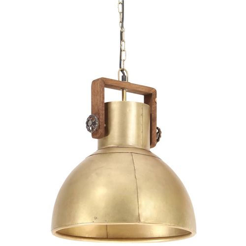 Industrijska viseća svjetiljka 25 W mjedena okrugla 40 cm E27 slika 21