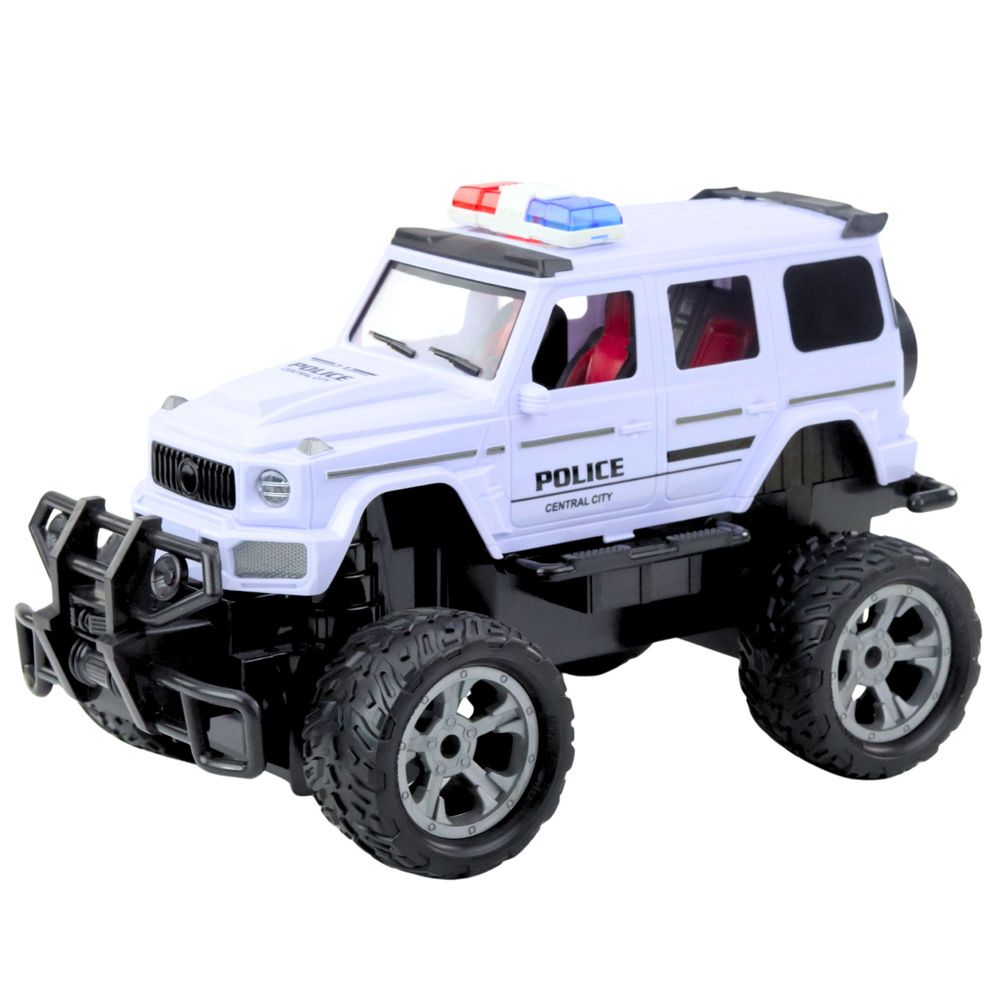 RC policijsko terensko vozilo bijelo 1:12 slika 2