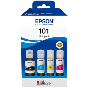 Tinta EPSON 101 EcoTank 4-colour Multipack, C13T03V64A