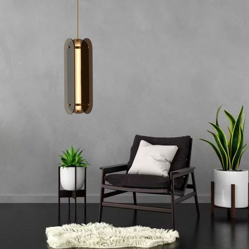 Lampa Viseća balck APP1676-CP Long slika 3