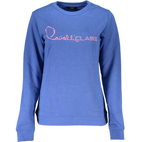 CAVALLI CLASS WOMEN'S ZIPLESS SWEATSHIRT BLUE slika 1