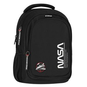 STARPAK 527176 Ruksak NASA, Crni