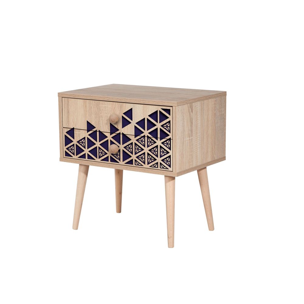 Noćni ormarić Two - 123 Sonoma Oak slika 3