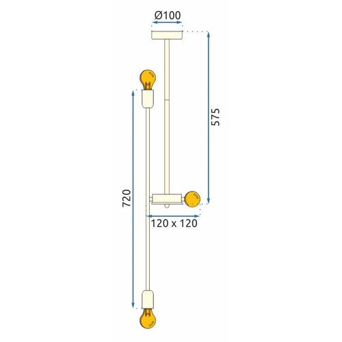 STROPNI LUSTER APP1115-6CP
 slika 9