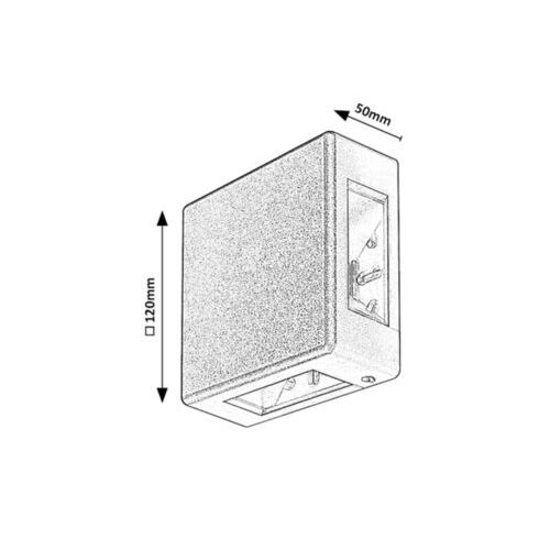 Rabalux Lippa zidna lampa 7317 slika 5