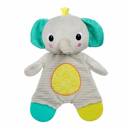 Kids II  Bright Starts  Glodalica - Snuggle & Teethe - Elephant 12347 0M+ slika 1