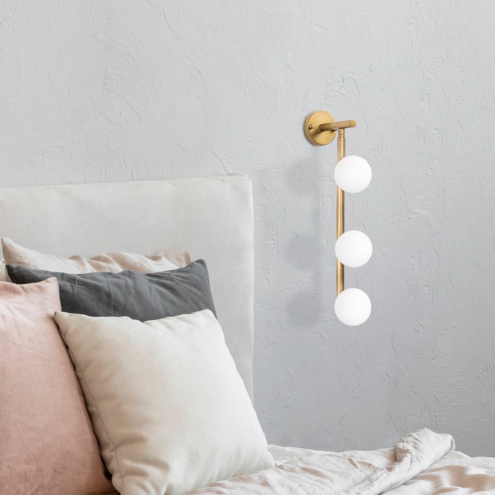Zidna Lampa Domino - 11045, boje: Zlato slika 2