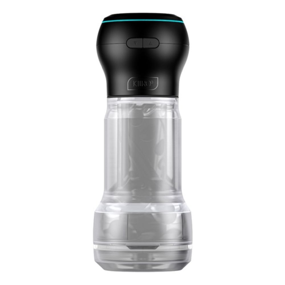 Masturbator Kiiroo – Feel Crystal + PowerBlow, črn slika 1