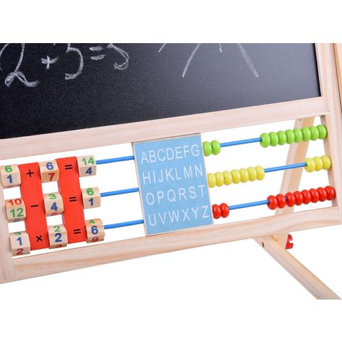 Edukativni set za djecu 2u1 - drvena magnetna ploča slika 9